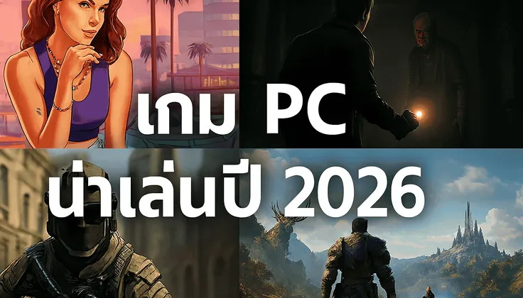 เกม PC น่าเล่นปี 2026: รวมเกมฟอร์มยักษ์และออนไลน์สุดฮิต